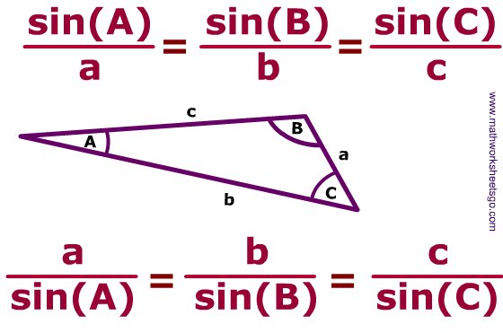 A triangle has sides A B and C. Sides A and B have lengths of 7